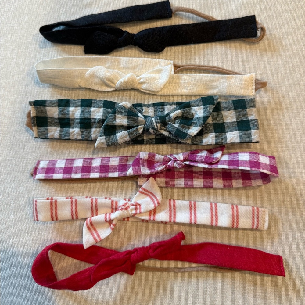 Set of 6 baby/toddler wunderkin soft headbands